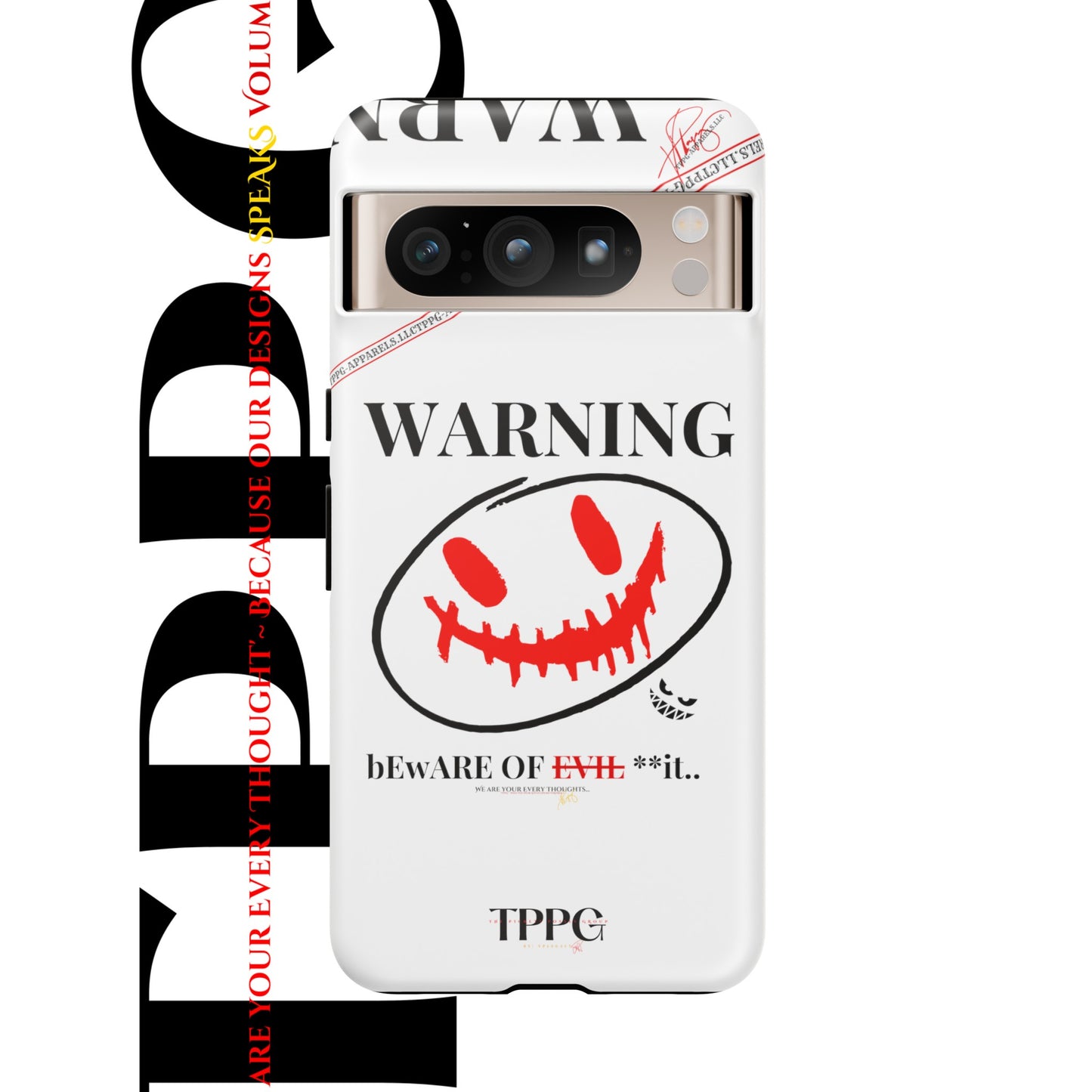 "WARNING-Evil"-Apple iPhones * Google Pixel * Samsung Galaxy Cases