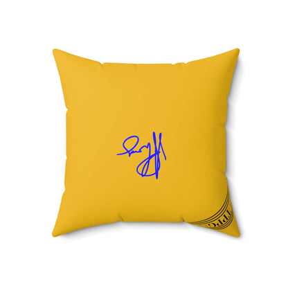 Children "I'm Sleepy Now" Square Pillow (4 sizes-Yellow)