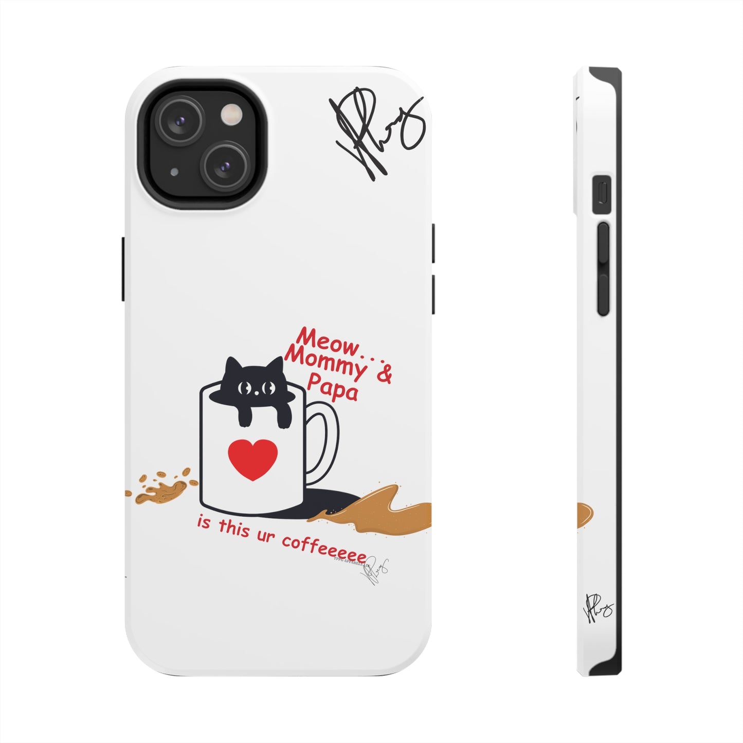 Guys here's another one of our Cutest Pet Designs (in a White Base Color) Verision from the 'TPPG Collection' Line carries Several sizes of the "iPhone Series" Tough Phone Cases