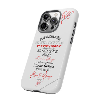 'ATL-Original Born & Bred' Design ~ Apple iPhones * Google Pixel * Samsung Galaxy Cases