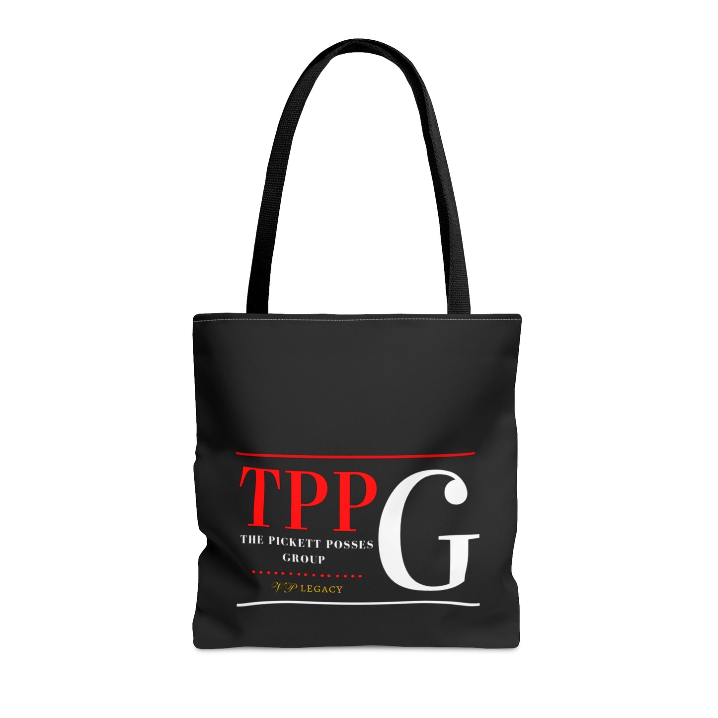 Our 3 sizes - Handy Brand Logo-front facing Style Design Tote Bag from the 'TPPG-Apparel' Brand