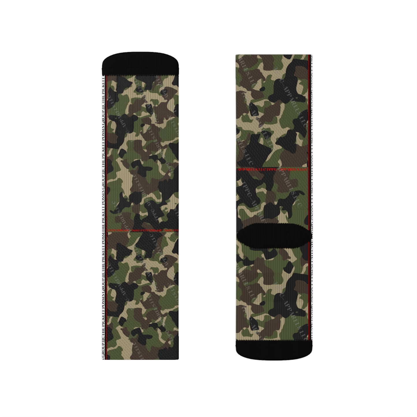 High Quality Cushioned 'TPPG Brand' Camo Style Socks