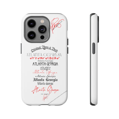 'ATL-Original Born & Bred' Design ~ Apple iPhones * Google Pixel * Samsung Galaxy Cases