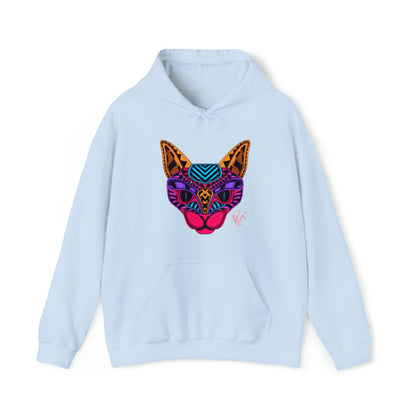 Bold & Colorful "Pet Design" Print Unisex Heavy Blend™ Hooded Sweatshirt - 6 sizes & 16 colors to choose from