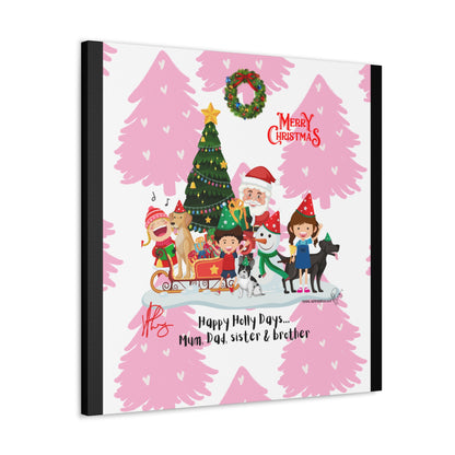 Holidays Time-"TPPG Brand Christmas Collection" - Canvas Gallery Wraps "- in Bold  familiar colors