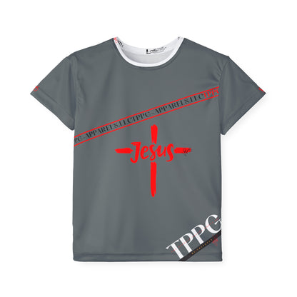 Kids Sports "Grey"Jersey/Tee - By:"TPPG Faithful" Juniors Collections