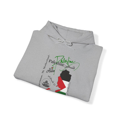 "Palestine" Style Design Print Unisex Heavy Blend™ Hooded Sweatshirt - 6 sizes to chose from