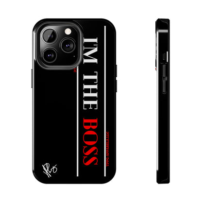 Our Design ("I'm the BOSS") Verision from the 'TPPG Collection' Line carries several sizes of the "iPhone Series" Tough Phone Cases