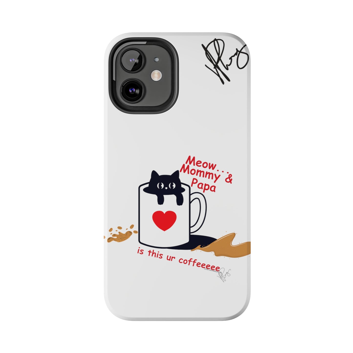 Guys here's another one of our Cutest Pet Designs (in a White Base Color) Verision from the 'TPPG Collection' Line carries Several sizes of the "iPhone Series" Tough Phone Cases