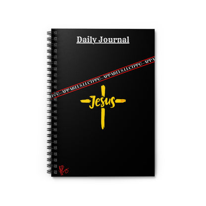 118 Ruled Line-59 sheets Spiral Ruled "Faith/Jesus" Line Notebook