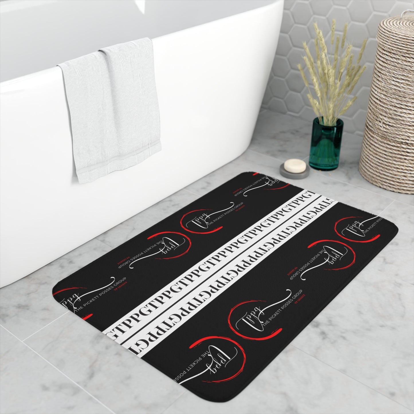 Soft Fashionable (2 sizes) Memory Foam Bath Mat by the "TPPG-Apparels" Brand