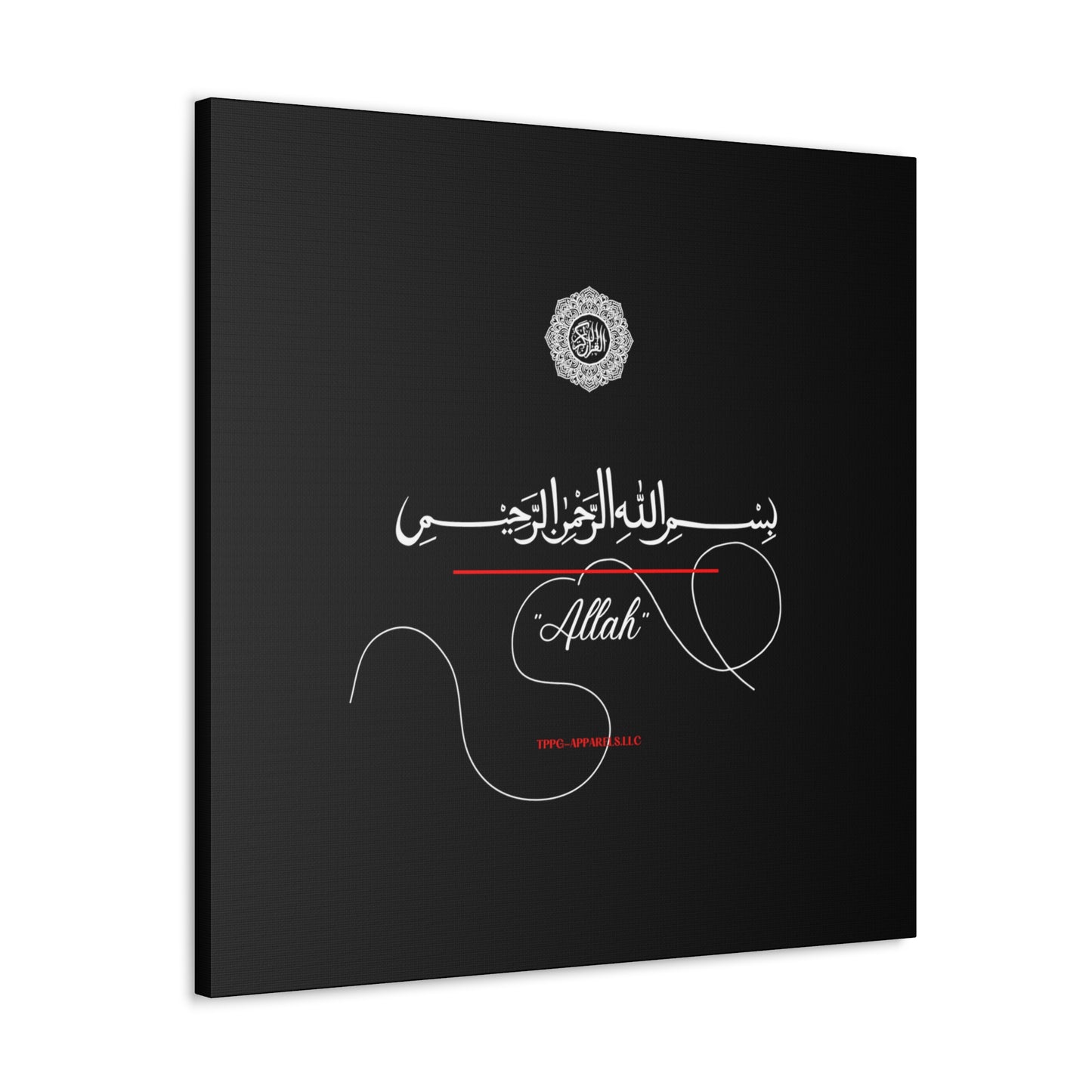 From our "TPPG Brand Arabic Faith Collection" - "Allah.." Canvas Gallery Wraps