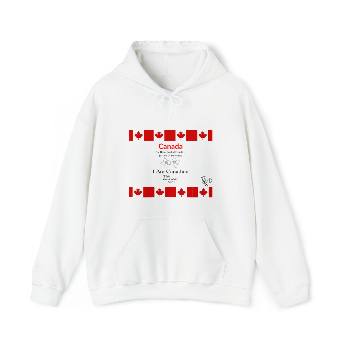 Canadian Style Print Unisex Heavy Blend™ Hooded Sweatshirt - 6 sizes to chose from