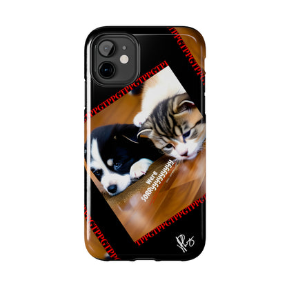 Our Cutest Pet Design ("We're Sorryyyy") Verision from the 'TPPG Collection' Line carries several sizes of the "iPhone Series" Tough Phone Cases