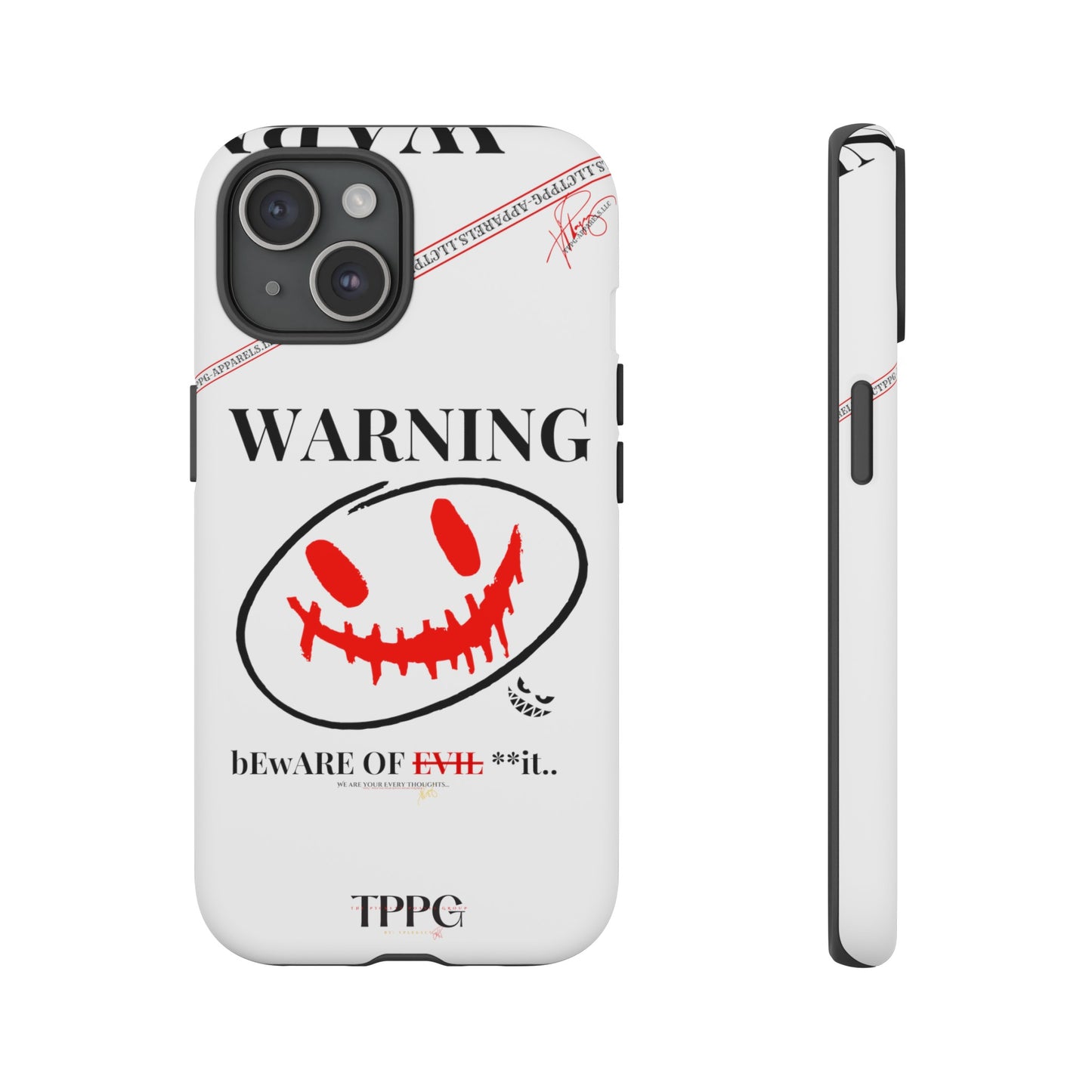 "WARNING-Evil"-Apple iPhones * Google Pixel * Samsung Galaxy Cases