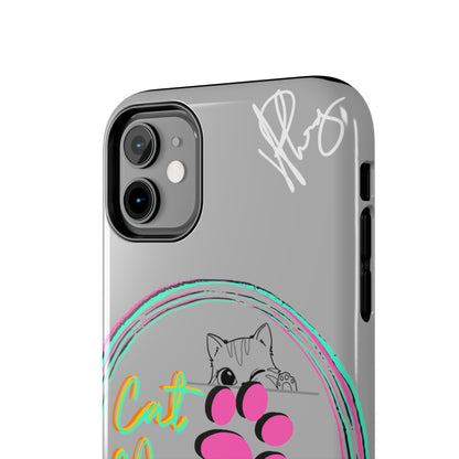 Here is another one of our Cutest "Cat Mom" Pet Designs (in a Light Grey Base Color) Verision from the 'TPPG Collection' Line carries Several sizes of the "iPhone Series" Tough Phone Cases