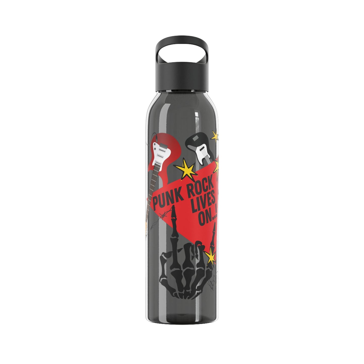 21.9oz "Rock On" Sky Water Bottle by the 'TPPG-Apparels' Collection