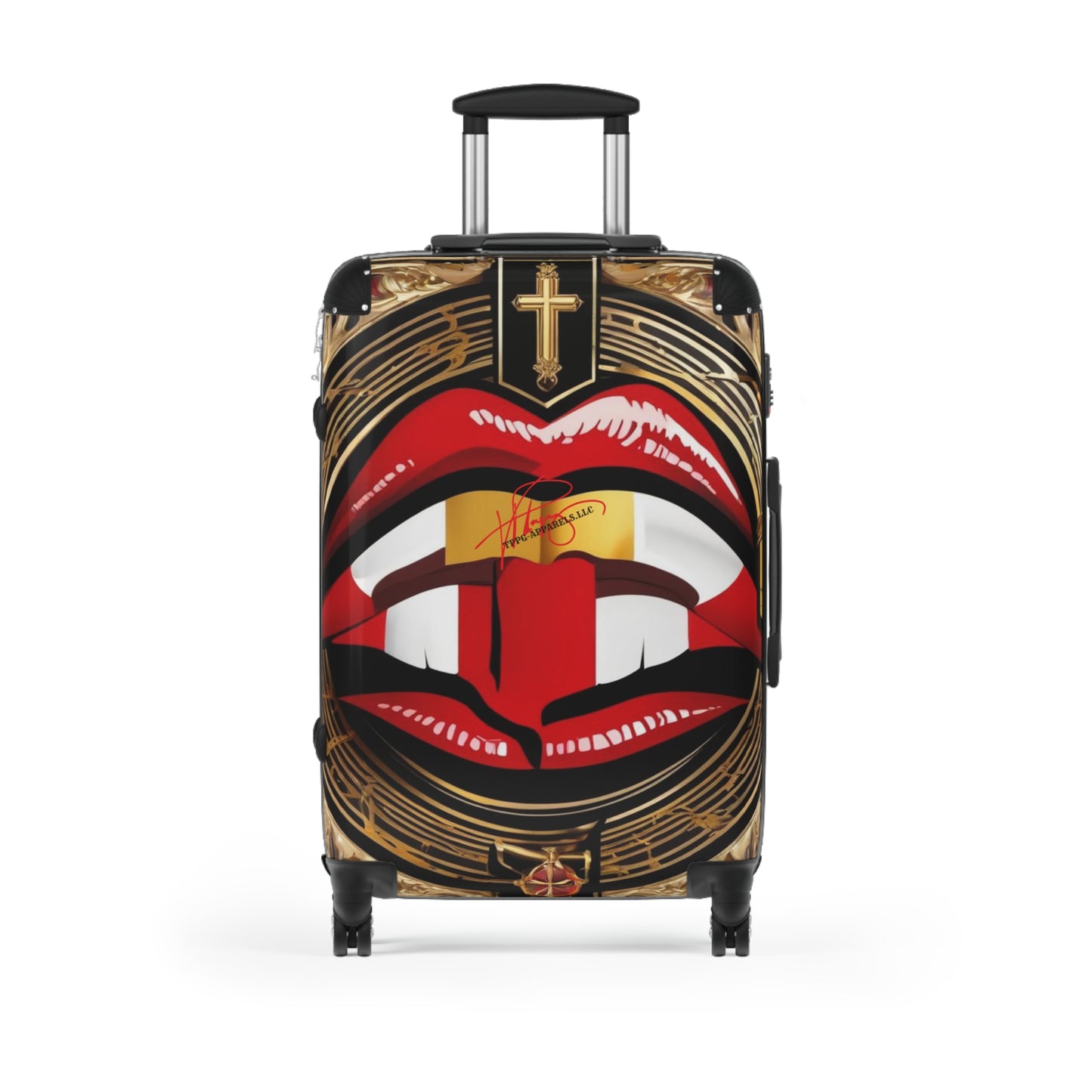 'Big Red Lips' Suitcase(s) on 360° Wheels