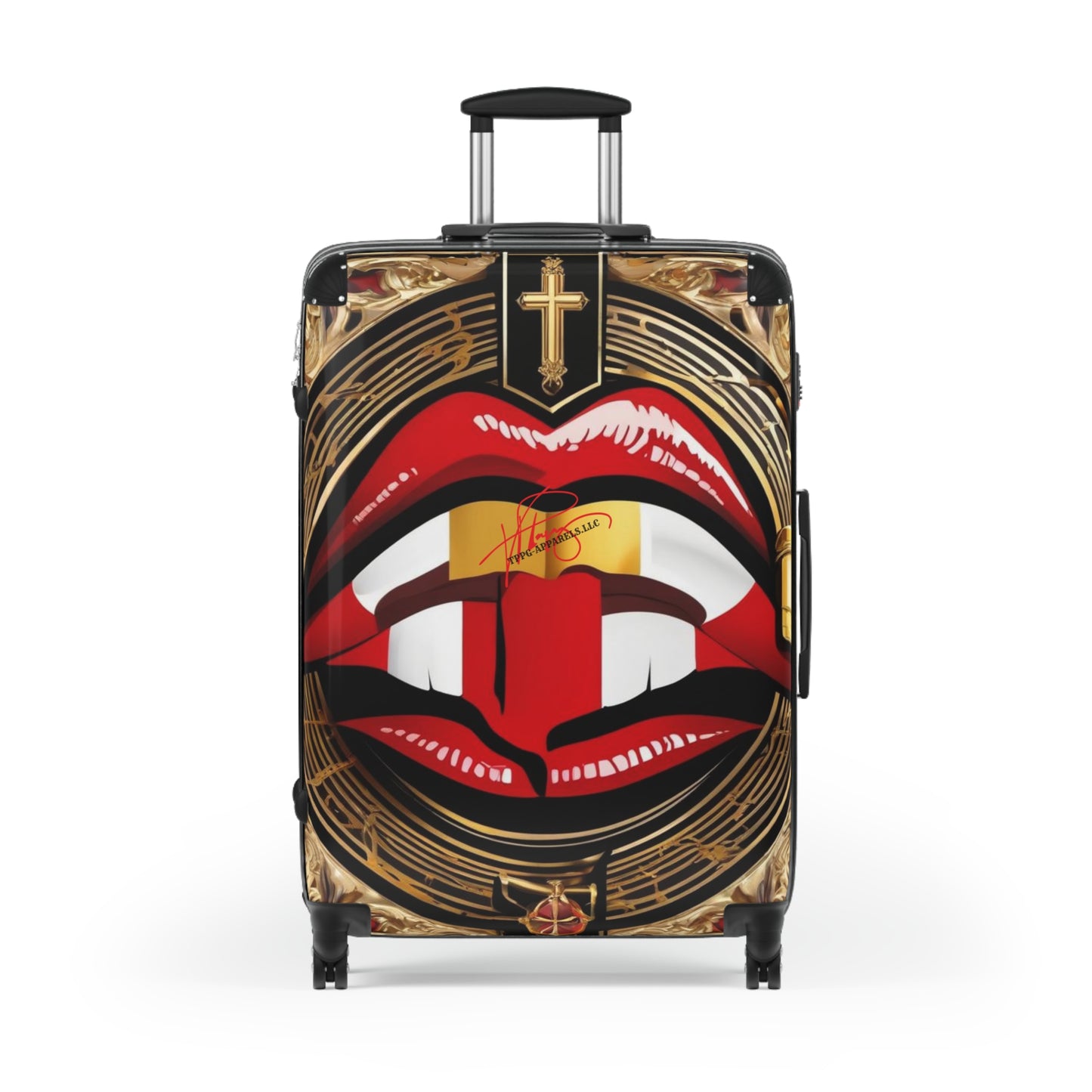 'Big Red Lips' Suitcase(s) on 360° Wheels