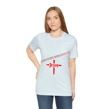 Unisex Jersey Short Sleeve Tee - 'Jesus/Faith' Design Style in Several colors