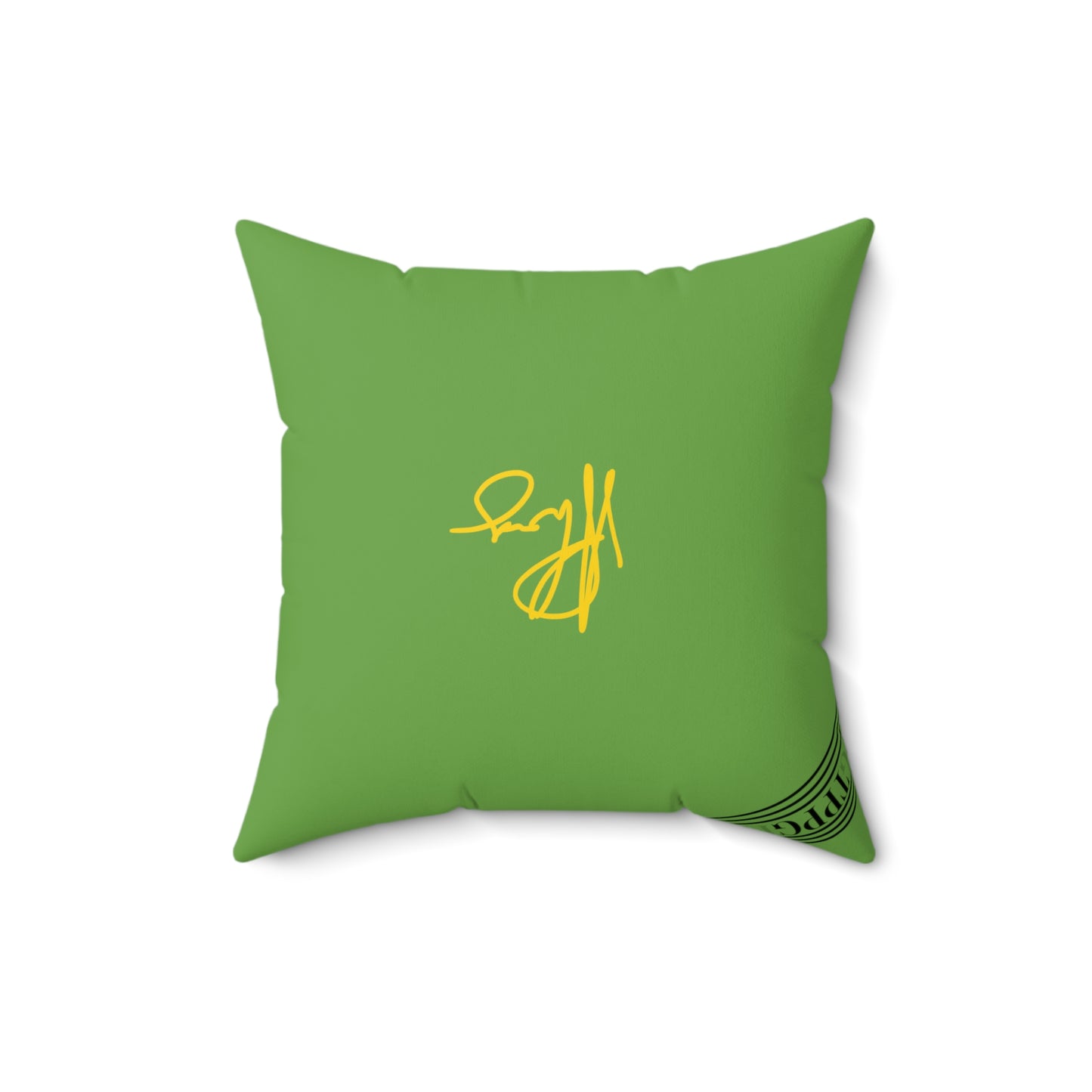 (Children) Spun Polyester ('1 side') Square Pillow (4 sizes-Forest Green Bgd) - By: "TPPG KIds Collection"