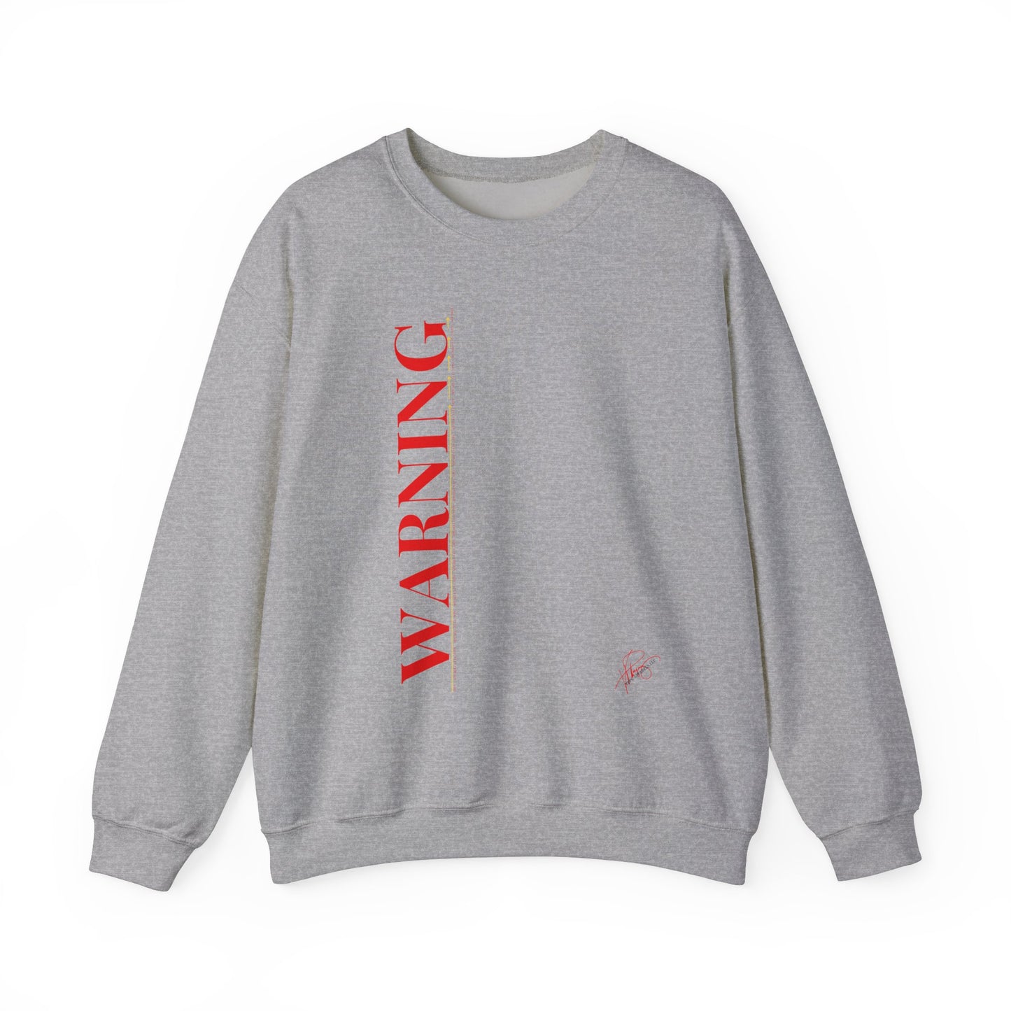 Crewneck Heavy Blend™('WARNING') Unisex Sweatshirt