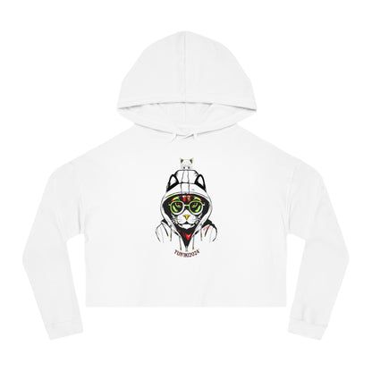 Women’s Cropped Hooded "Fun'iki2024" Sweatshirt