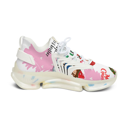 Women's ('Holiday') Mesh Sneakers By the 'TPPG-Apparels Brand Christmas Collection'