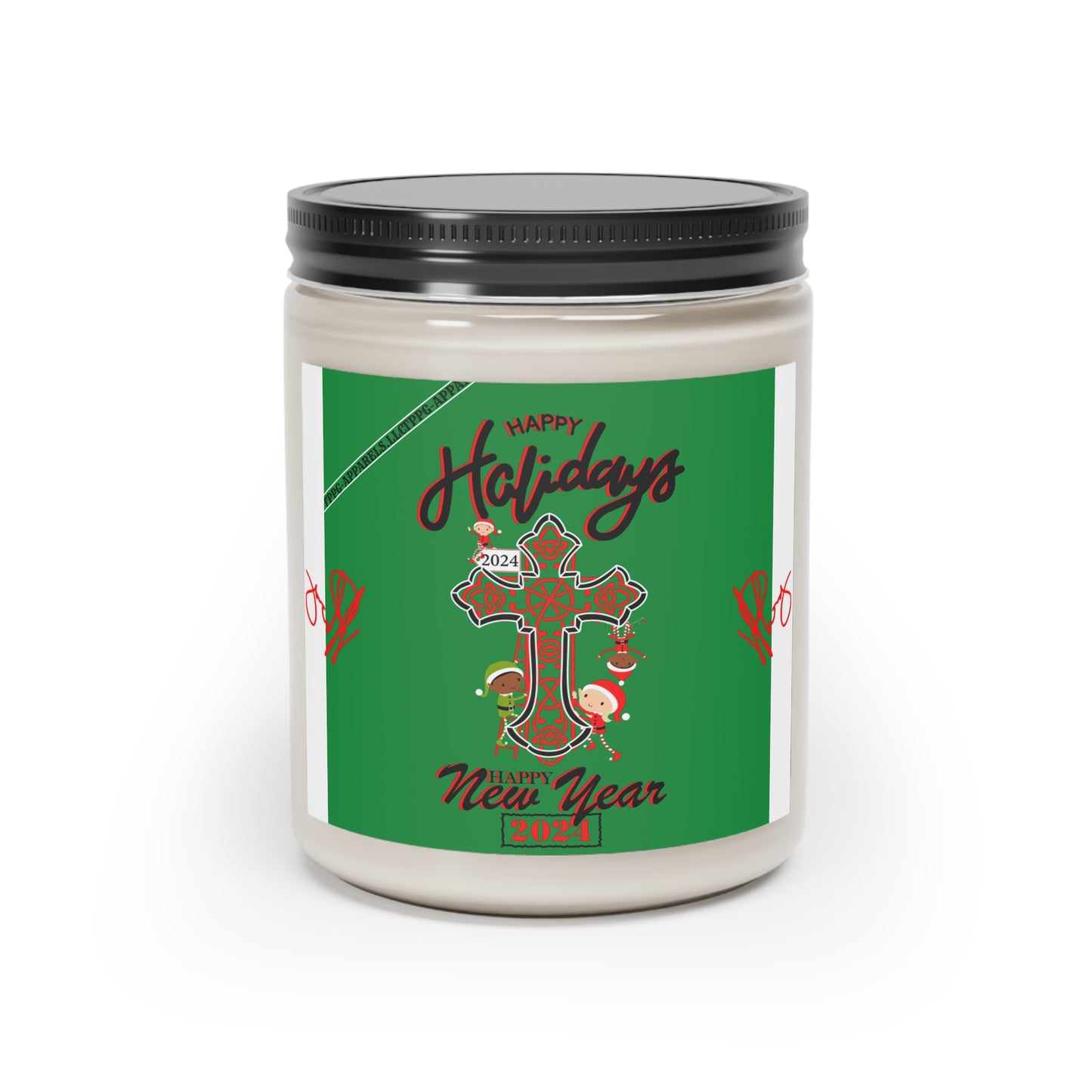 Holiday 9oz (Cinnamon or Vanilla) Scented Candle from él "TPPG-Apparels Holiday 2024 Collection"