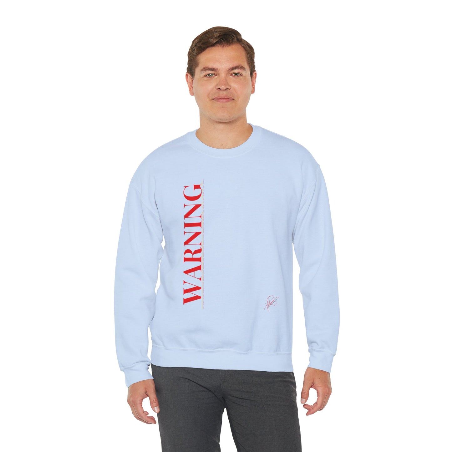 Crewneck Heavy Blend™('WARNING') Unisex Sweatshirt