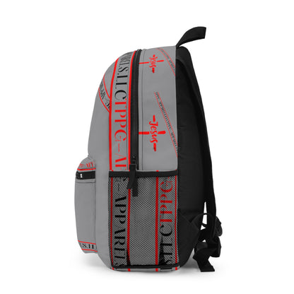 Jesus Design (Grey) Backpack w/pockets