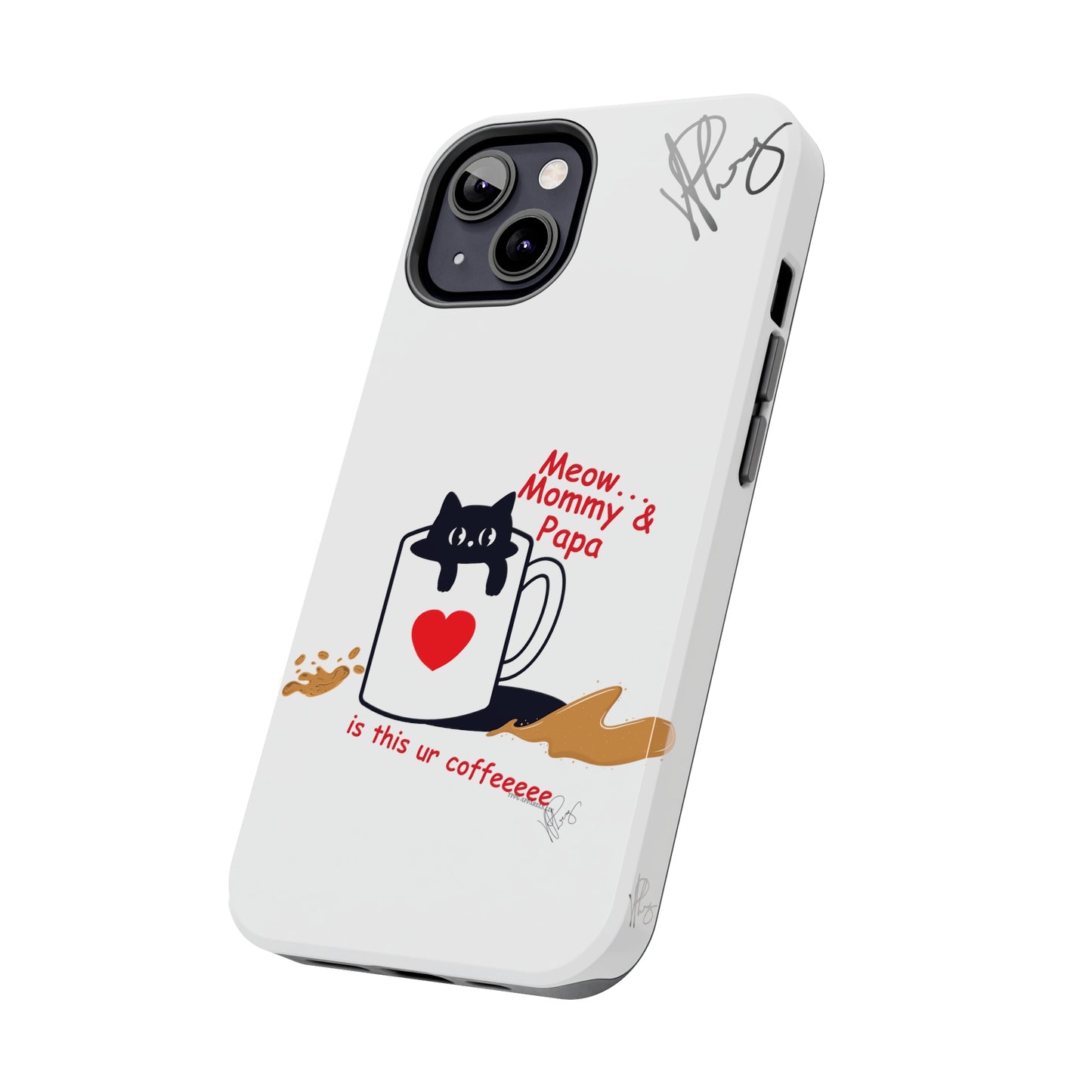 Guys here's another one of our Cutest Pet Designs (in a White Base Color) Verision from the 'TPPG Collection' Line carries Several sizes of the "iPhone Series" Tough Phone Cases