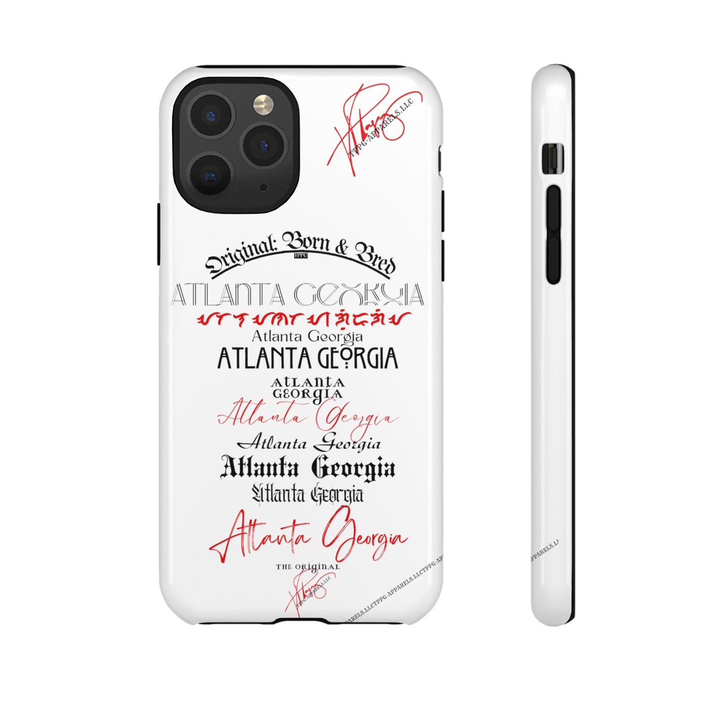 'ATL-Original Born & Bred' Design ~ Apple iPhones * Google Pixel * Samsung Galaxy Cases