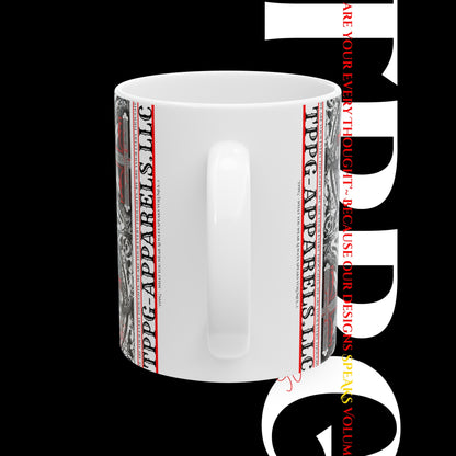 Mystical "TPPG" Cross Ceramic Mug/Cup -11oz & 15oz