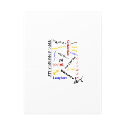 From our "TPPG Brand Positive Thoughts Collection" - Canvas Gallery Wraps - on White