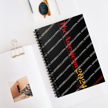 Spiral Ruled Lined (The American 2024) Notebook-118 pages