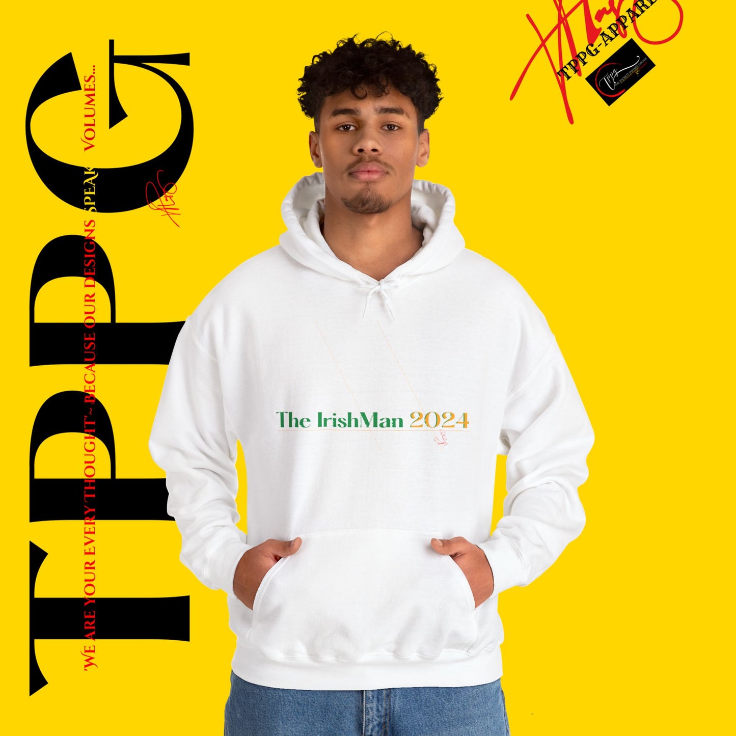 Heavy Sweatshirt Unisex Blend™ Hoodie - "The Irishman 2024"