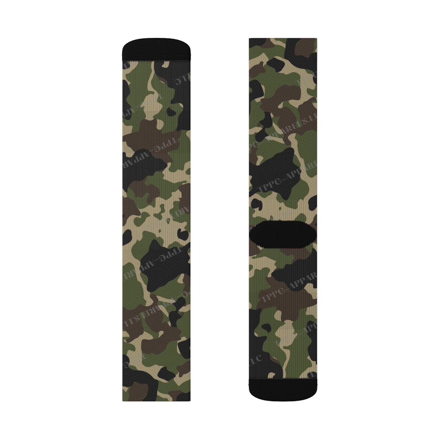 High Quality Cushioned 'TPPG Brand' Camo Style Socks