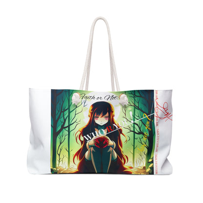 "Anime-WHO R U" Weekender Bag