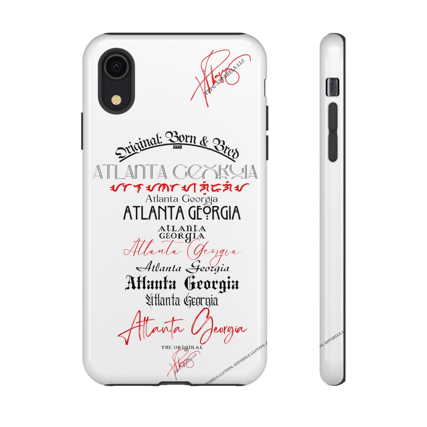 'ATL-Original Born & Bred' Design ~ Apple iPhones * Google Pixel * Samsung Galaxy Cases