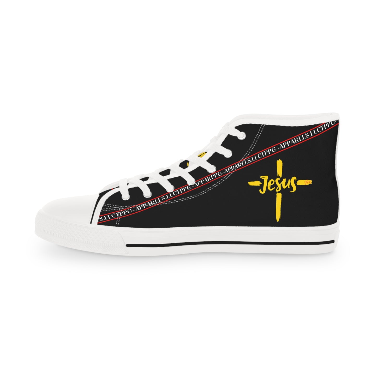 Men Sleek & Unique High Top Sneakers w/Jesus Design