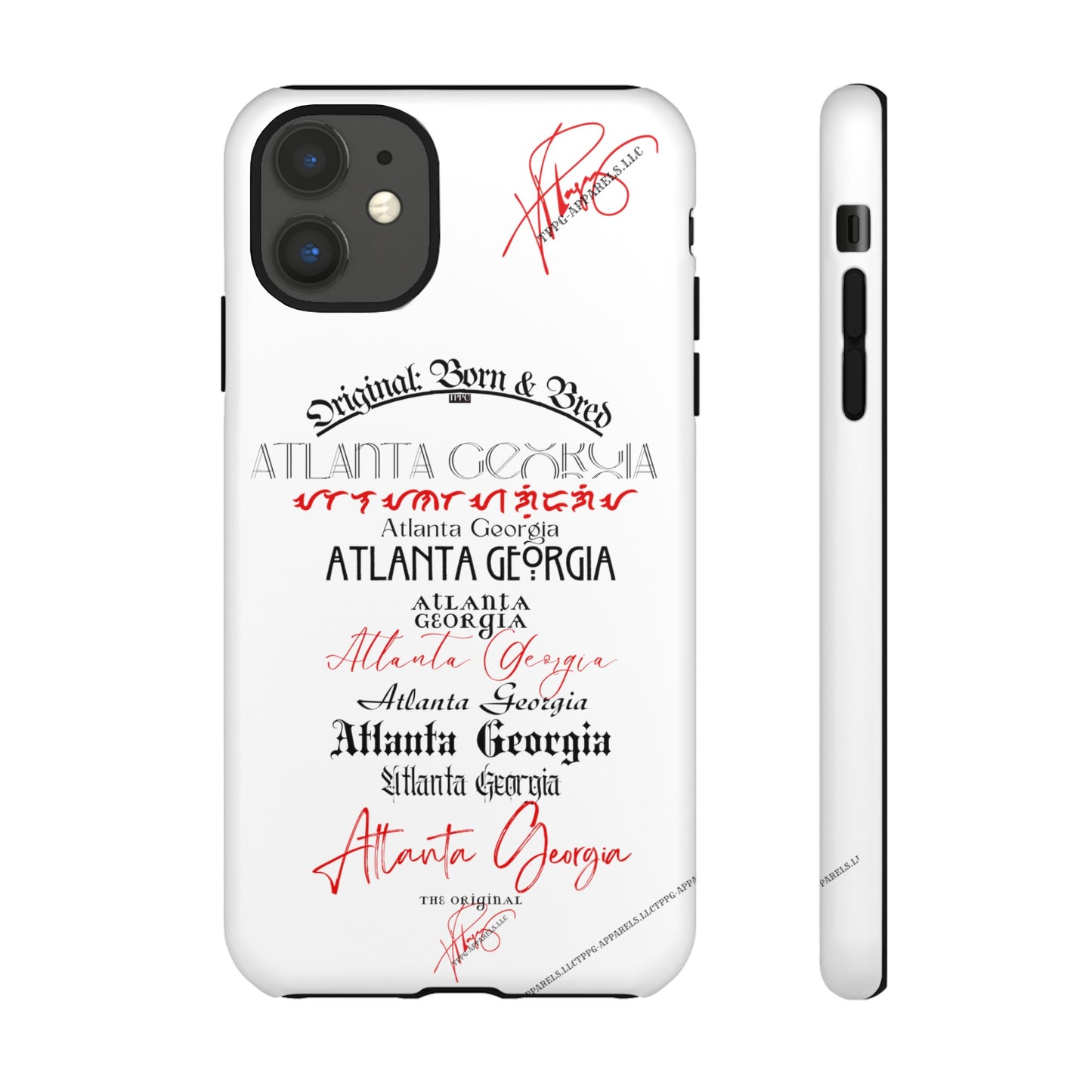 'ATL-Original Born & Bred' Design ~ Apple iPhones * Google Pixel * Samsung Galaxy Cases