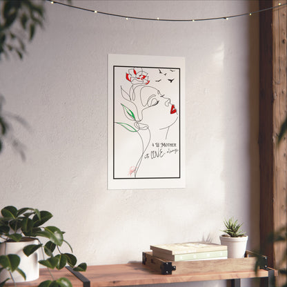 "Mother's Day" Vertical Matte Posters