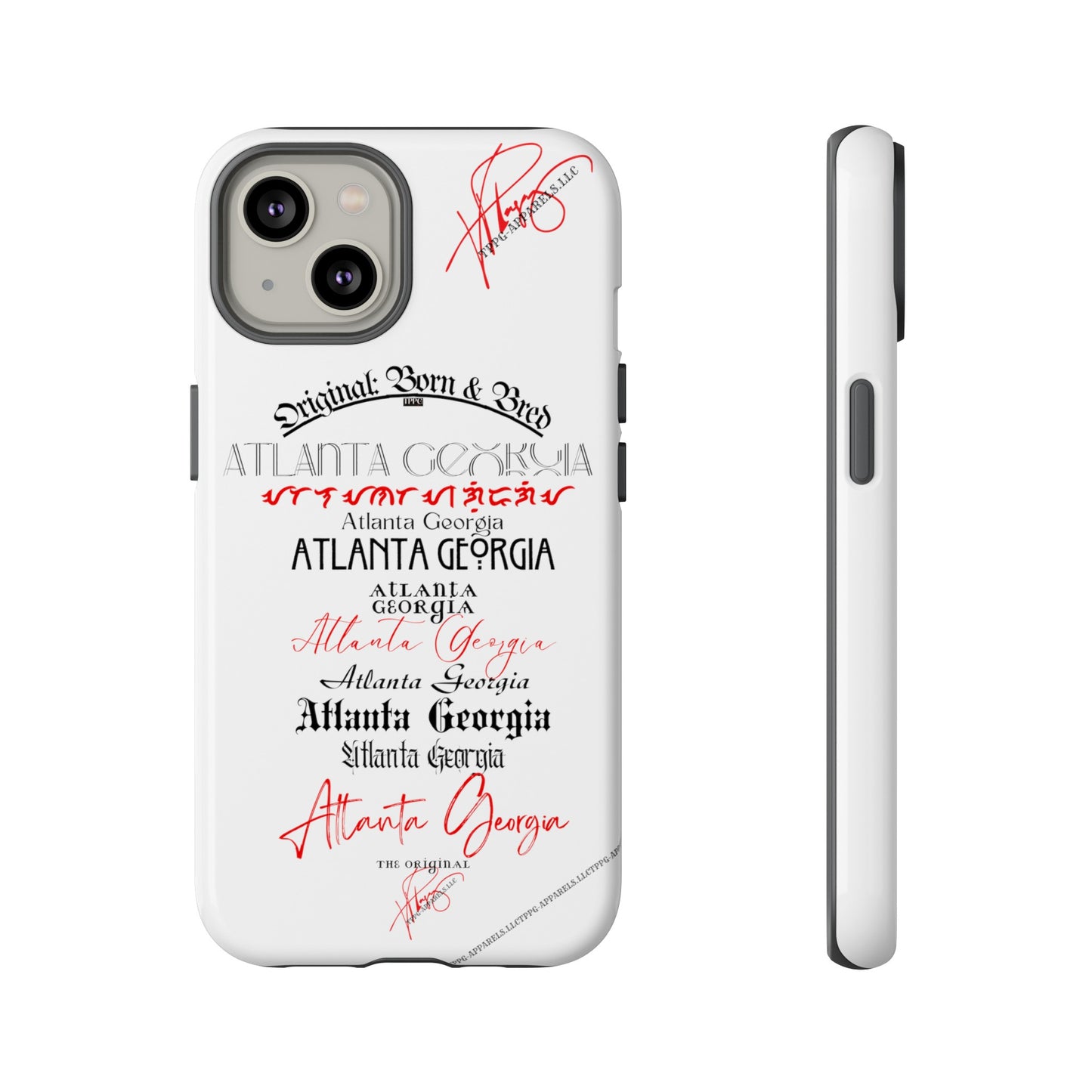 'ATL-Original Born & Bred' Design ~ Apple iPhones * Google Pixel * Samsung Galaxy Cases