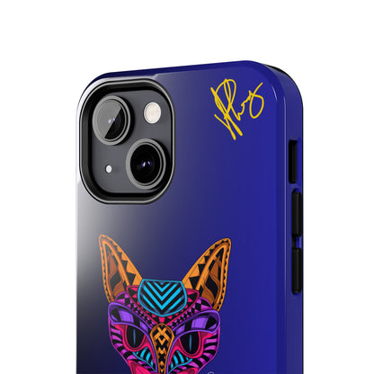 Cat Designs Phone Cases - iPhone/Samsung Galaxy & Google Pixel (Purple/Blue-Multi-Colored)