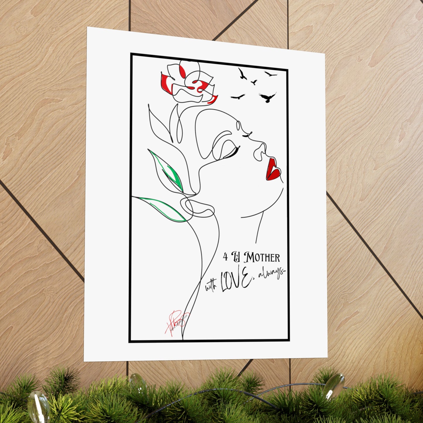 "Mother's Day" Vertical Matte Posters