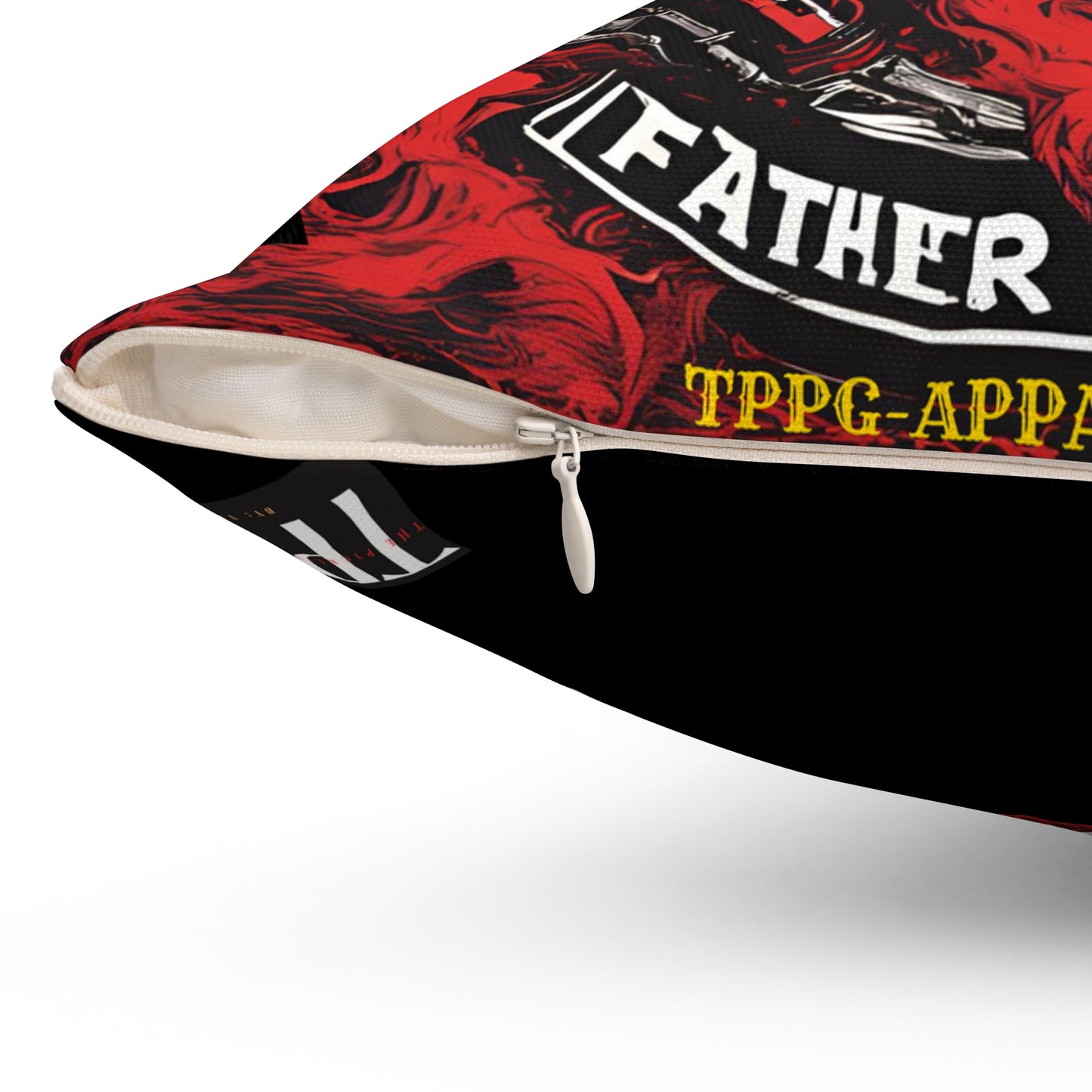 Square Shape "Father God Bikers" Pillow