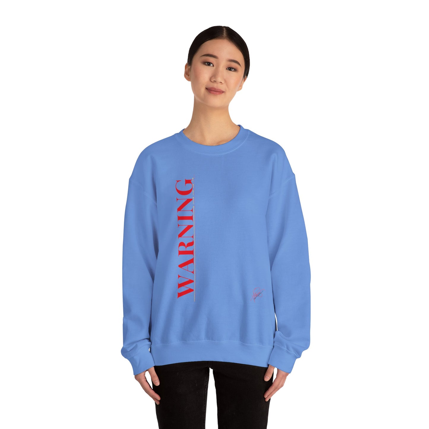 Crewneck Heavy Blend™('WARNING') Unisex Sweatshirt