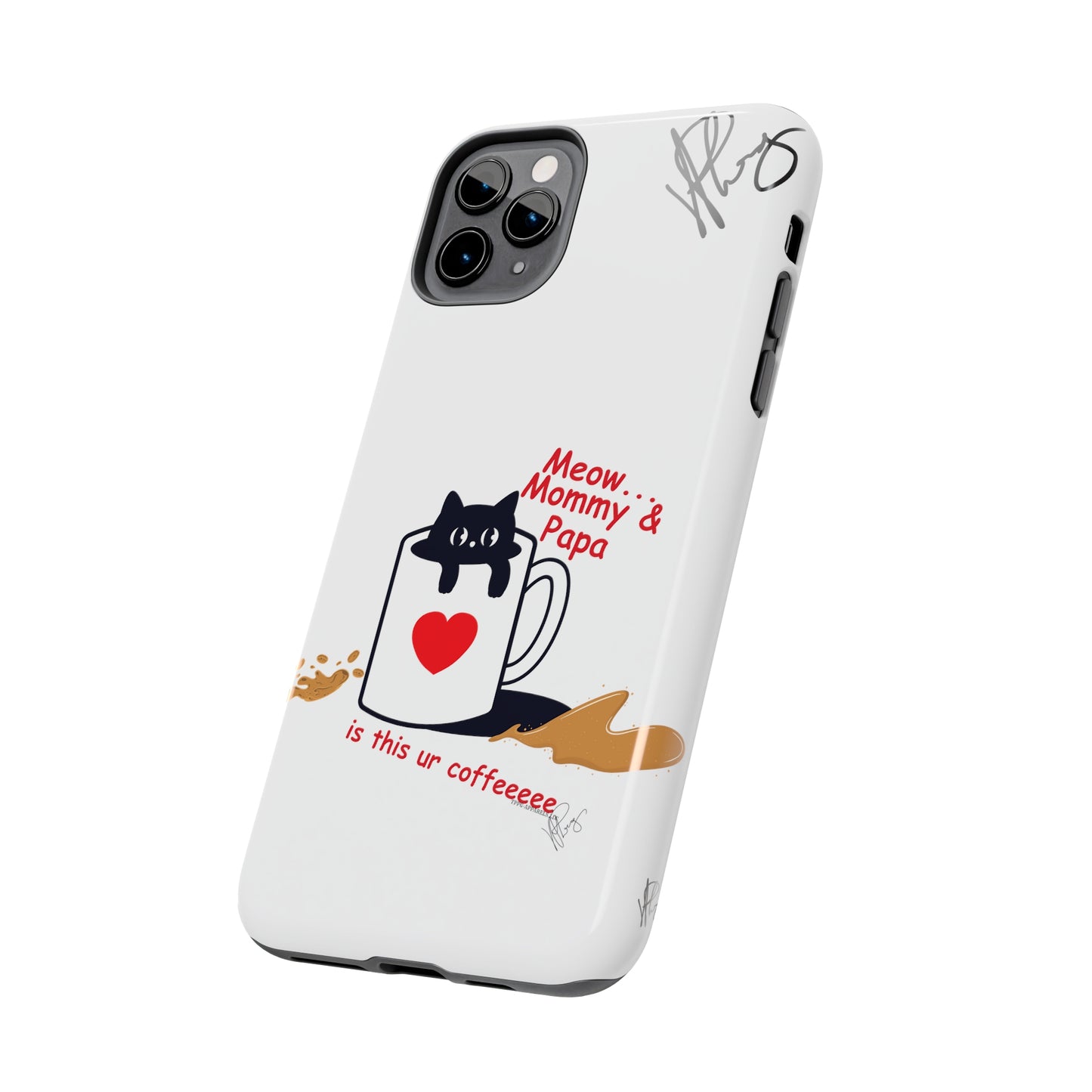 Guys here's another one of our Cutest Pet Designs (in a White Base Color) Verision from the 'TPPG Collection' Line carries Several sizes of the "iPhone Series" Tough Phone Cases