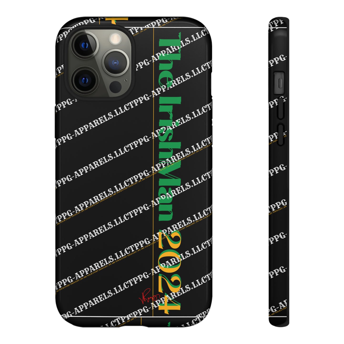 Apple iPhone/Samsung Galaxy & Google Pixel Tough "Irishman 2024" Phone Cases